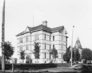 Longfellow School old 1892 Runk 1386