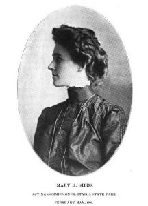 Mary H. Gibbs, Acting Commissioner, Itasca State Park, 1903