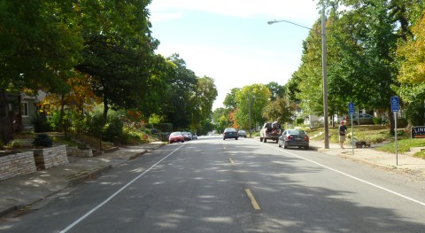 Xerxes Avenue South looking south in the 4500 block. A street car line opened here October 1, 1913.