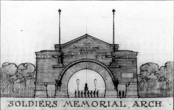 Soldiers Memorial Arch, Purcell