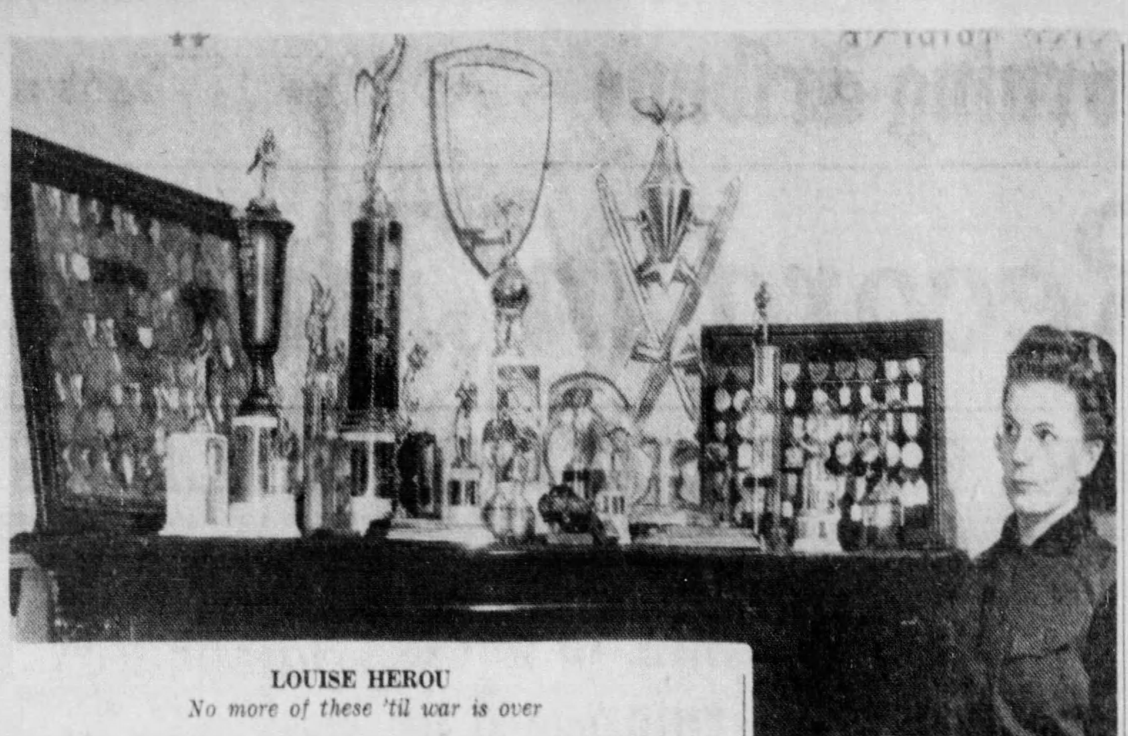 1943-03-09 Star_Tribune Herou with her medals and trophies